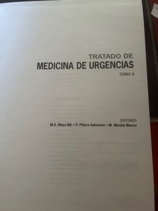 Tratado de medicina de urgencias