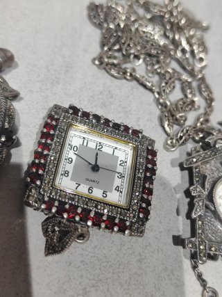 Lote 5 orologi in argento 925 da donna, accetto offerte