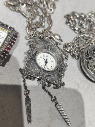Lote 5 orologi in argento 925 da donna, accetto offerte