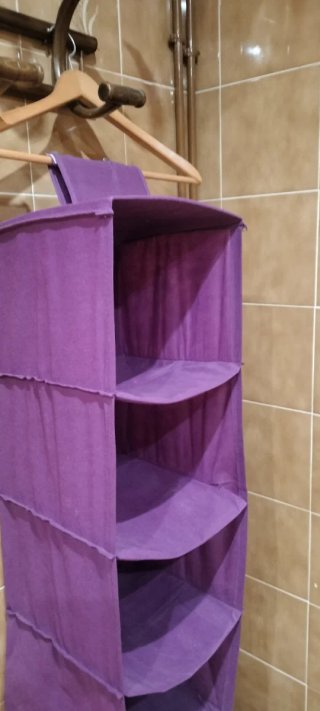 Organizador de tela morado