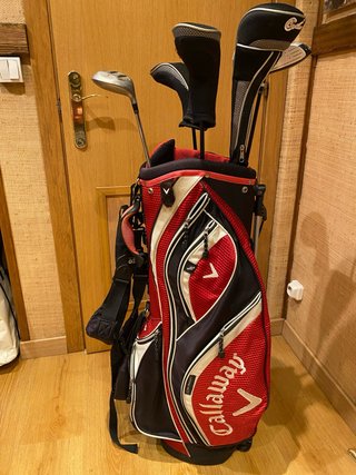 Bolsa Callaway + Varios Palos de Golf