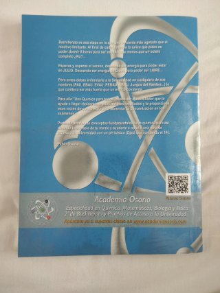 Libro de ejercicios de química 1 y 2 Bach