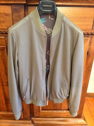Bomber in pelle Made in Italy