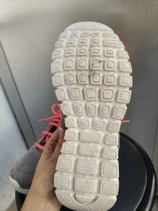 Zapatillas Skechers memory form Gris y Rosa