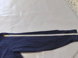 Camisa Calvin Klein Rayas Azul Talla XL