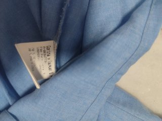 Camisa Lasserre Paris Vintage Talla XL Azul