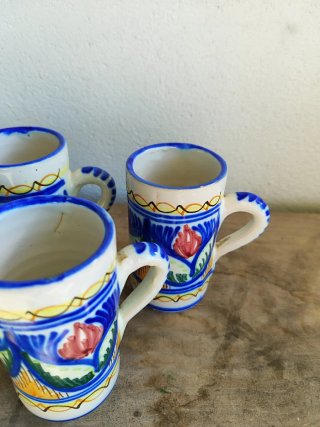 Lote 5 Jarritas Ceramica Vintage Talavera