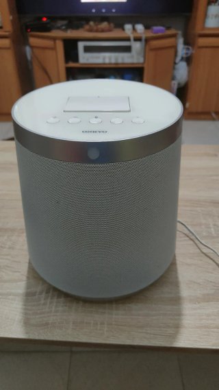 Altavoz Onkyo RBX500 Plata y Blanco