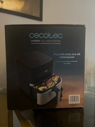 Airfryer Cecotec Cecofry Full Inox 5500 Pro Nueva