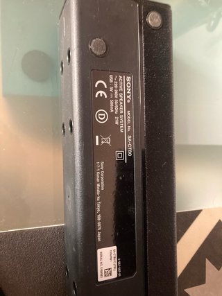 Barra de sonido Sony con subwoofer y mando