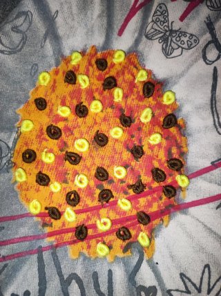 Falda Desigual negra con estampado