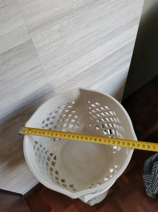 Pedestal Cerámica Blanco Antiguo