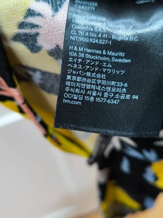 Pack 2 Tops H&M Flores