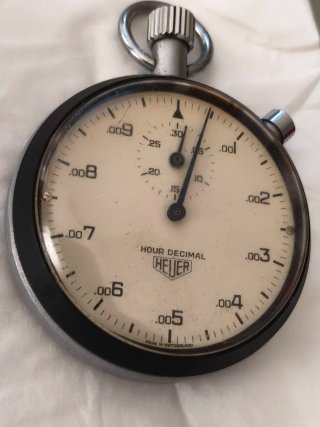 Cronómetro Heuer Hour Decimal