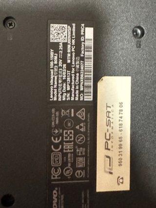 Ordenador portátil Lenovo Negro