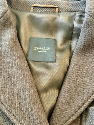 Abrigo lana virgen WEEKEND MAX MARA T38
