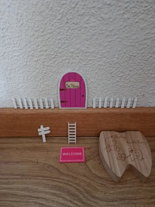 Casita Ratoncito Pérez y cajita para los dientes