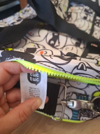 Bolsa bebé Tuc Tuc estampado caras