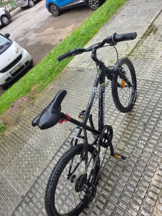 Bicicleta negra
