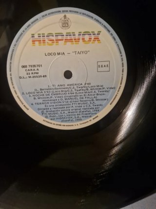 Vinilo  loco.mia. Taiyo