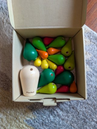 Juego de equilibrio cactus de madera