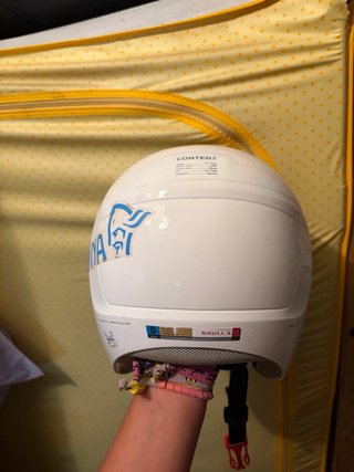 Casco de esquí POC blanco