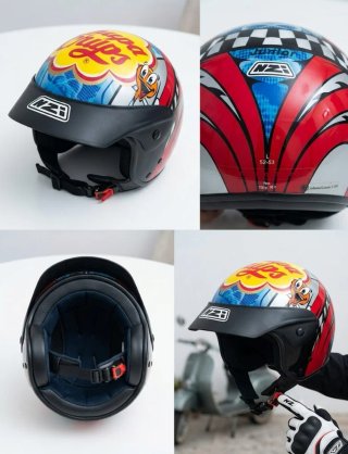 Casco moto infantil NZI Chupa Chups - Talla Junior