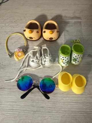 Muñecos Labubu + Ropa y Carrito