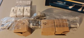 Lámpara de techo 3 focos plateada