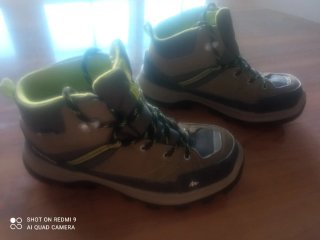Botas de montaña Quechua Marrón/Verde