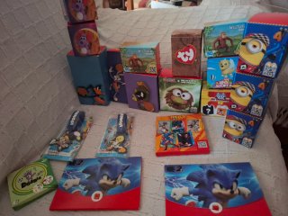 Lote Juguetes McDonald's: Minions, Looney Tunes, S