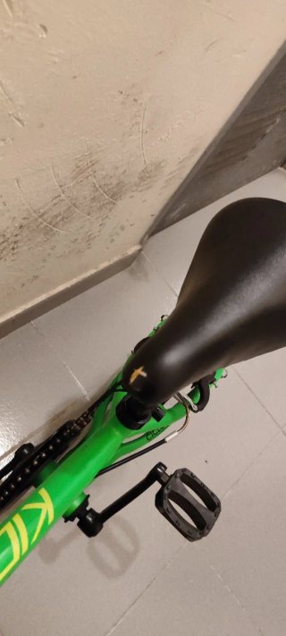 Bicicleta infantil verde