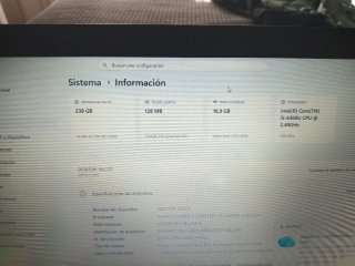 Portátil Lenovo ThinkPad X260 Negro