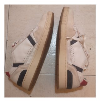 Zapatillas Lacoste Vintage Blancas y Azules