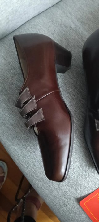Zapatos Caliche piel marrones sin estrenar