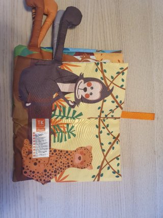 Libro textil bebé animales