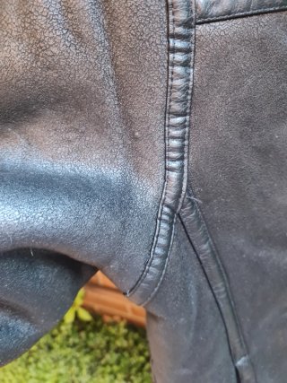 Cazadora efecto piel Zara Talla Única
