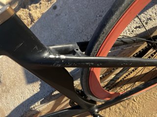 Bici Fixed/Piñón Fijo Negra Ruedas Rojas
