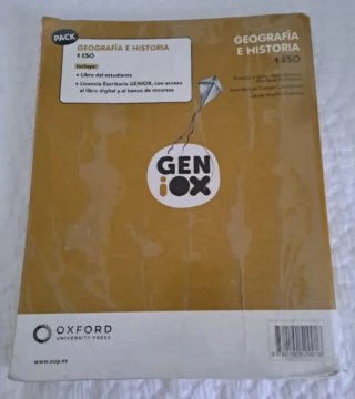 Geografía e Historia 3 eso isbn:9780190529918