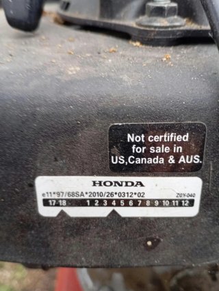 Segadora  de peine honda
