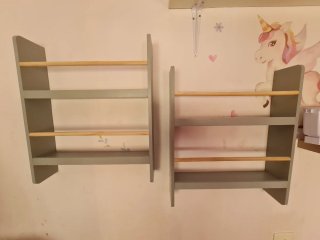 Estantería infantil madera 2 baldas
