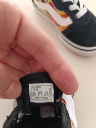 Zapatillas Vans niño/niña con llamas