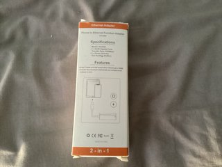 Adaptador Ethernet para Tablet/Móvil lighting