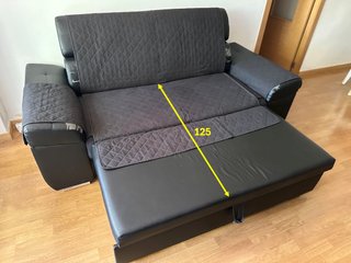 Sofá Conforama 2/3 plazas convertible para tapizar