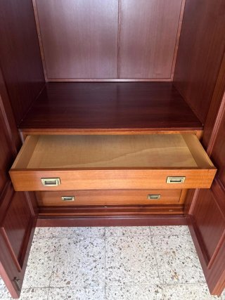 Armario empotrado madera 227x246 cm desmontado