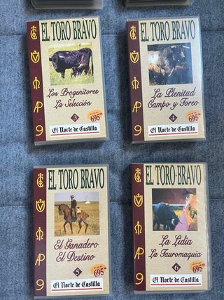 Colección El Toro Bravo VHS (6 cintas)