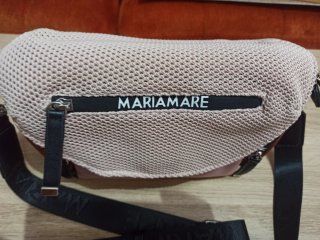 Bolso bandolera Mariamare beige y marrón
