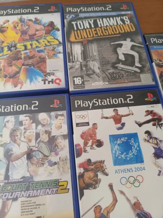 Lote 6 Juegos PlayStation 2 y carátula de regalo