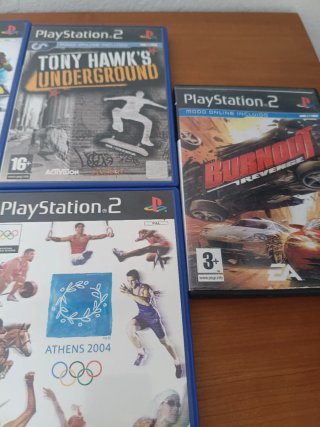 Lote 6 Juegos PlayStation 2 y carátula de regalo