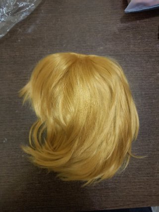Peluca Cosplay Corta Rubia